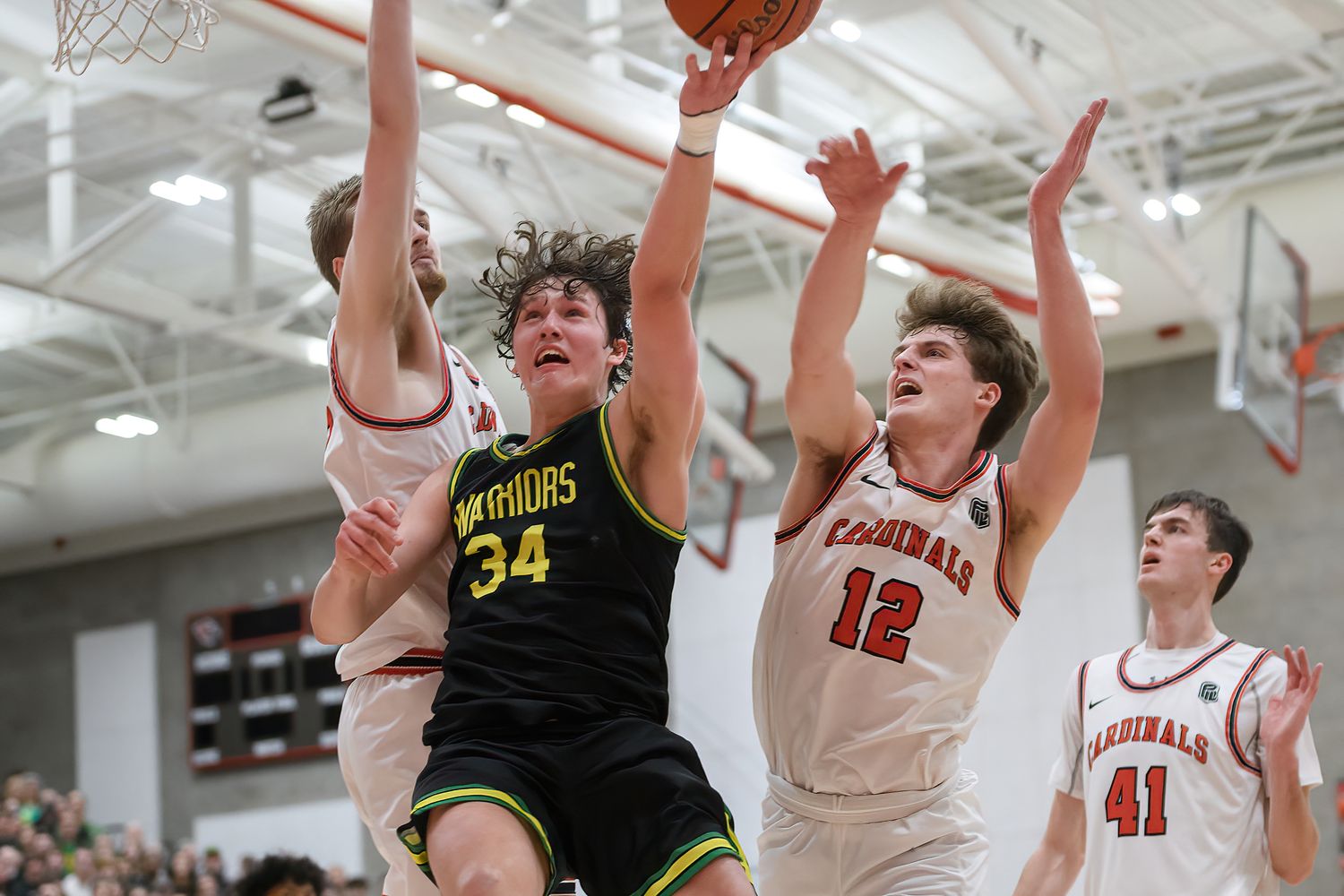 1 Lincoln vs Cleveland boys basketball 6A Oregon second round March 4 2023 Ken Waz 22